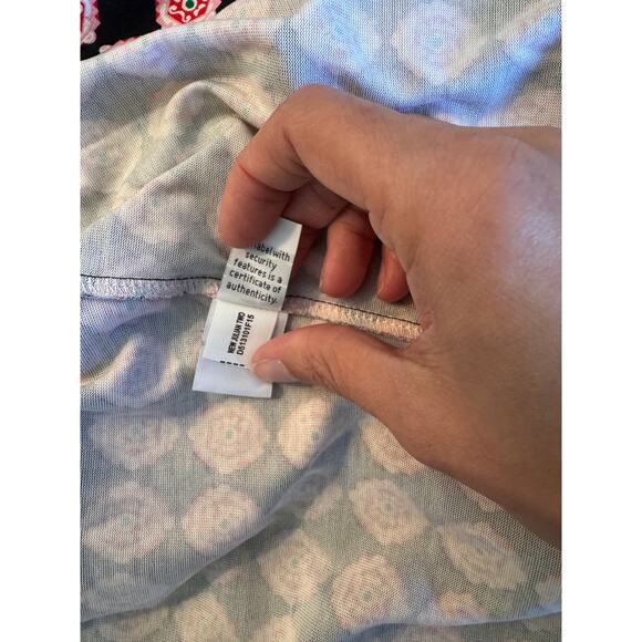 Diane Von Furstenberg 100% Silk Classic Medallion Print Wrap Dress Size 14 - Picture 8 of 9